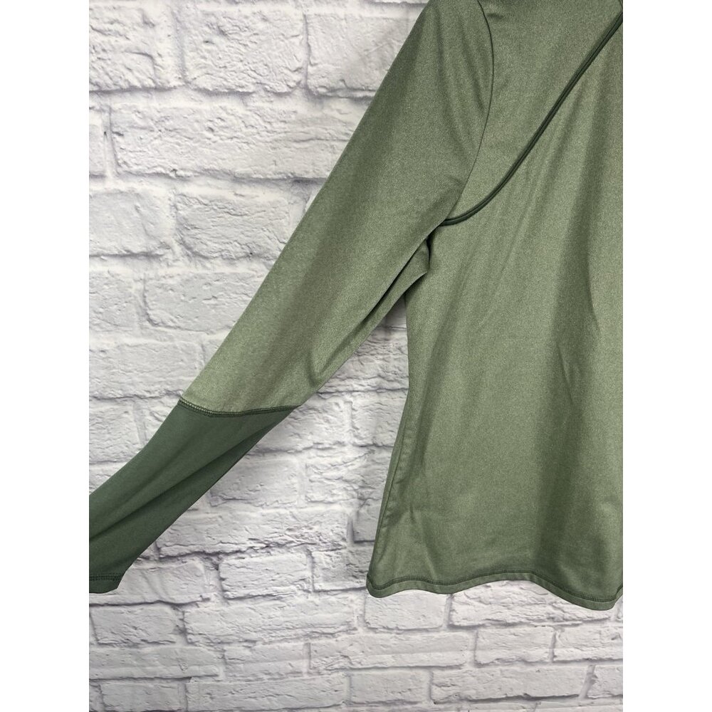 THE NORTH FACE Women's Green 1/4 Zip Popover Sweatshirt XL - Picture 2 of 5